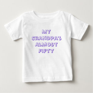 T-shirt Pour Bébé Cinquante de mon grand-papa presque