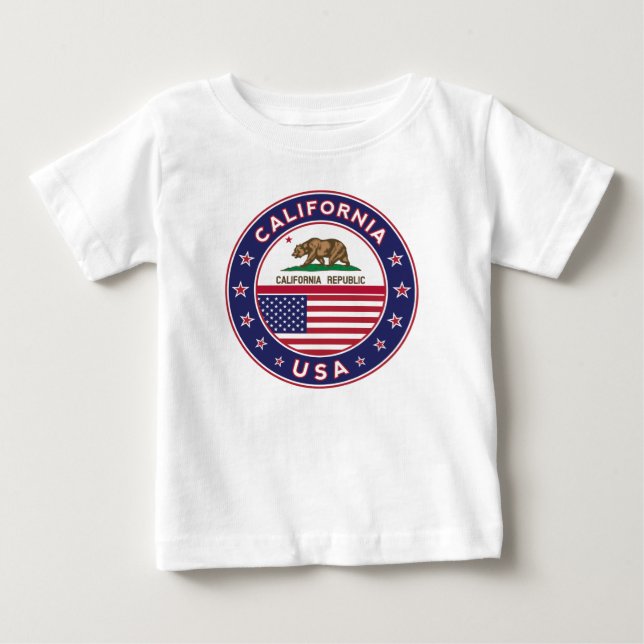 T-shirt Pour Bébé circle design, (Devant)