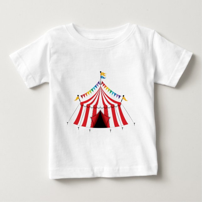 T-shirt Pour Bébé CircusTent (Devant)