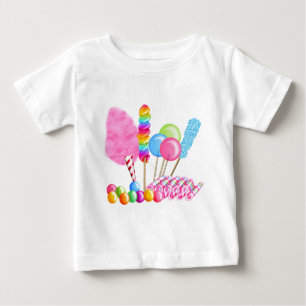 T-shirt Pour Bébé Cirque de sucrerie