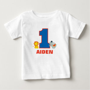 T-shirt Pour Bébé Cirque Première tenue d'anniversaire, maillot de b