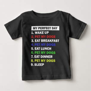 T-shirt Pour Bébé Citation amusante d'amoureux des chiens