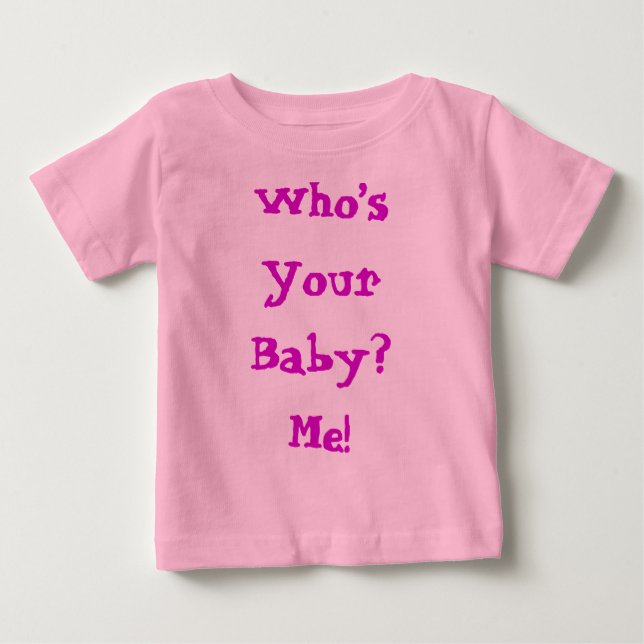 T-shirt Pour Bébé Citation Bébé Mignon (Devant)
