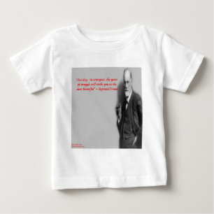 T-shirt Pour Bébé Citation célèbre "Lutte" de Sigmund Freud