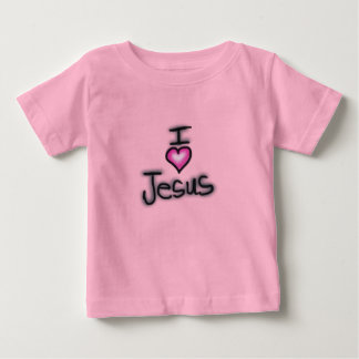 T-shirt Pour Bébé Citation chrétienne J'aime Jésus