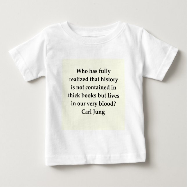 T-shirt Pour Bébé citation de Carl Jung (Devant)