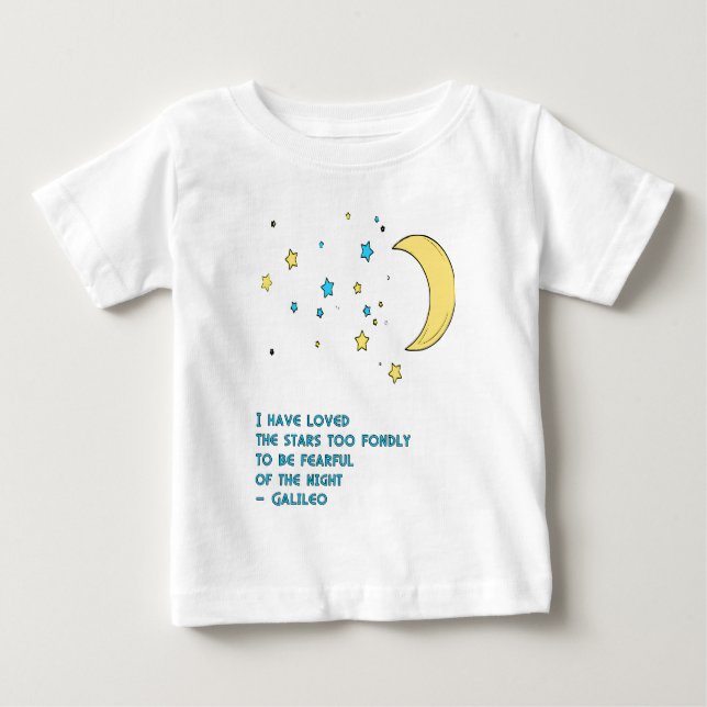 T-shirt Pour Bébé Citation de Galileo Stars (Devant)