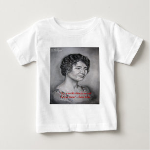 T-shirt Pour Bébé Citation de Helen Keller sur la vision et la sages