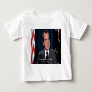 T-shirt Pour Bébé Citation de Nixon & Pas un Escroc