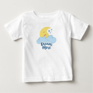 T-shirt Pour Bébé Citation de nurserie mignonne "Rêve encore"