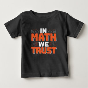 T-shirt Pour Bébé Citation de professeur de mathématiques - En Math 