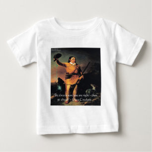 T-shirt Pour Bébé Citation de sagesse "Allez-y" de Davy Crocket