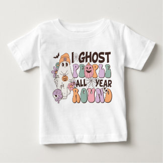 T-shirt Pour Bébé Citation d'Halloween rétro-