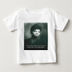 T-shirt Pour Bébé Citation d'Ida B Wells & Vérité