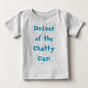 T-shirt Pour Bébé Citation drôle de chauffeur de voiture bavard