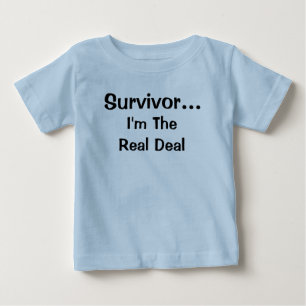 T-shirt Pour Bébé Citation Inspirante de Survivant