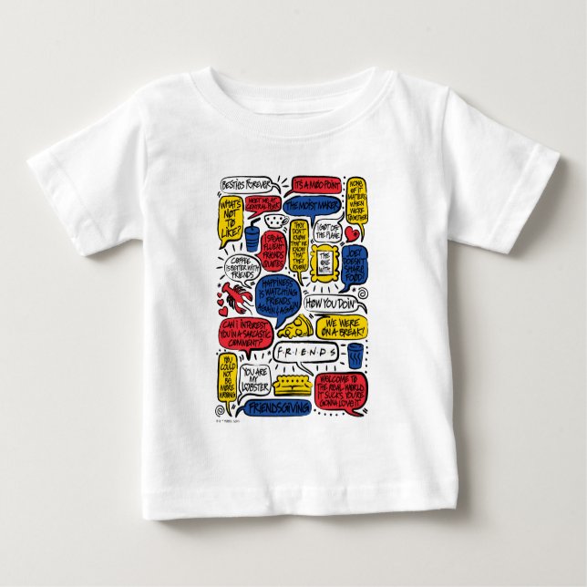 T-shirt Pour Bébé Citations AMIENDS™ (Devant)