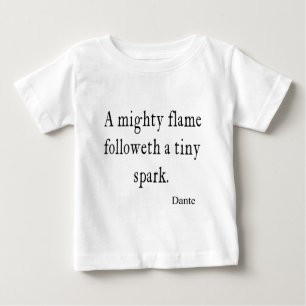T-shirt Pour Bébé Citations minuscules de citation d'étincelle de