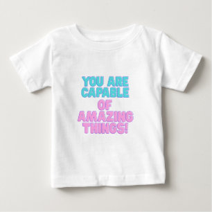 T-shirt Pour Bébé Citations motivationnelles - Vous êtes capable d'e