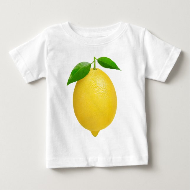 T-shirt Pour Bébé Citron (Devant)