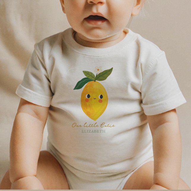 T-shirt Pour Bébé Citron mignonne Petit Cutie Baby (Créateur téléchargé)