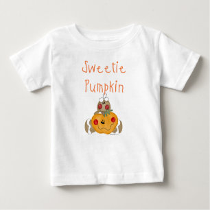 T-shirt Pour Bébé Citrouille de bonbon