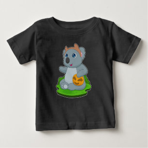 T-shirt Pour Bébé Citrouille Koala Halloween
