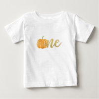 Citrouille Premier anniversaire UNE chemise