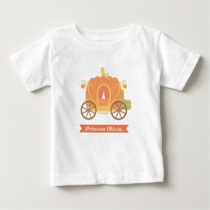 T-shirt Pour Bébé Citrouille Princess Carriage Cinderella Fairytale