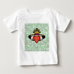 T-shirt Pour Bébé Claddagh.