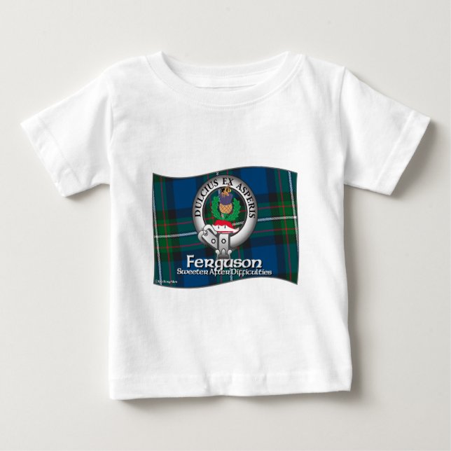 T-shirt Pour Bébé Clan de Ferguson (Devant)