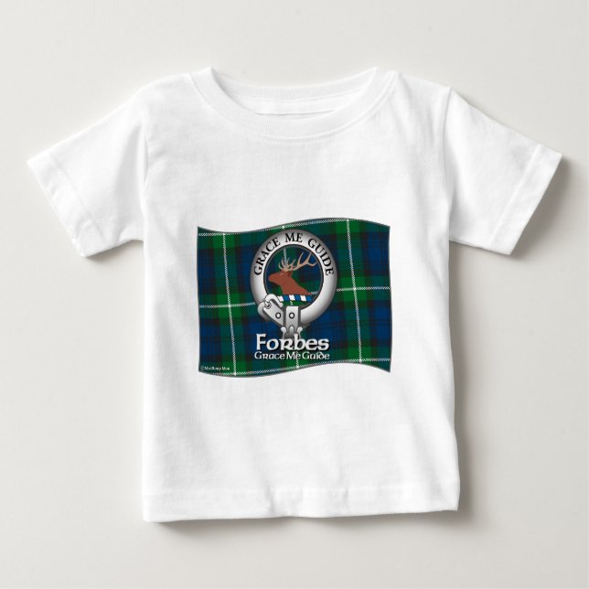 T-shirt Pour Bébé Clan de Forbes (Devant)