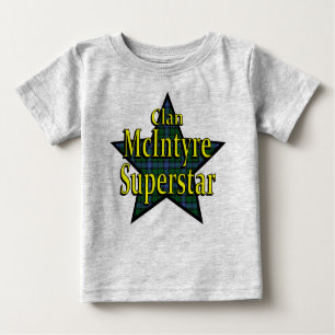 T-shirt Pour Bébé Clan McIntyre Superstar bébé Creeper biologique