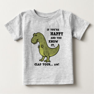 T-shirt Pour Bébé Clap T-Rex II