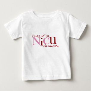 T-shirt Pour Bébé Classe licenciée de NICU de '09 (rose)