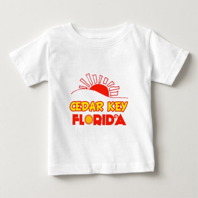 T-shirt Pour Bébé Clé de cèdre, la Floride (Devant)