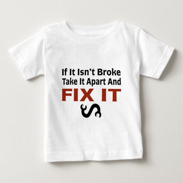 T-shirt Pour Bébé Clé tordue - FIXEZ-LA (Devant)