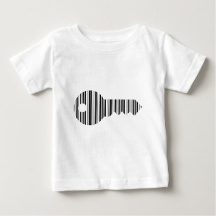 T-shirt Pour Bébé Clés CODE BARRES Clés Motif de code-barres Concept