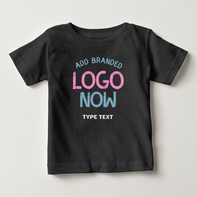 T-SHIRT POUR BÉBÉ CLIENT SIMPLE CONTEMPORAIN PROPRE NOIR MODE (Devant)