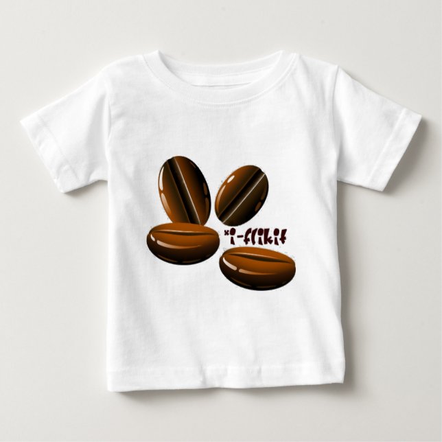 T-shirt Pour Bébé clignotement d'haricot (Devant)