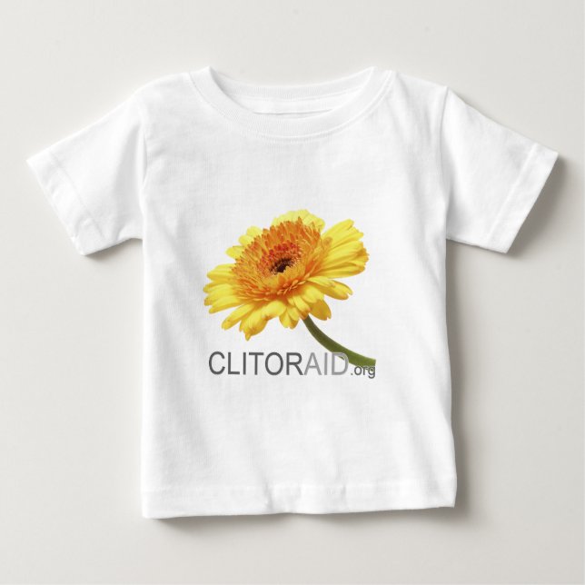T-shirt Pour Bébé Clitoraid.org (Devant)