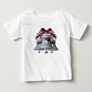 T-shirt Pour Bébé Cloches en argent