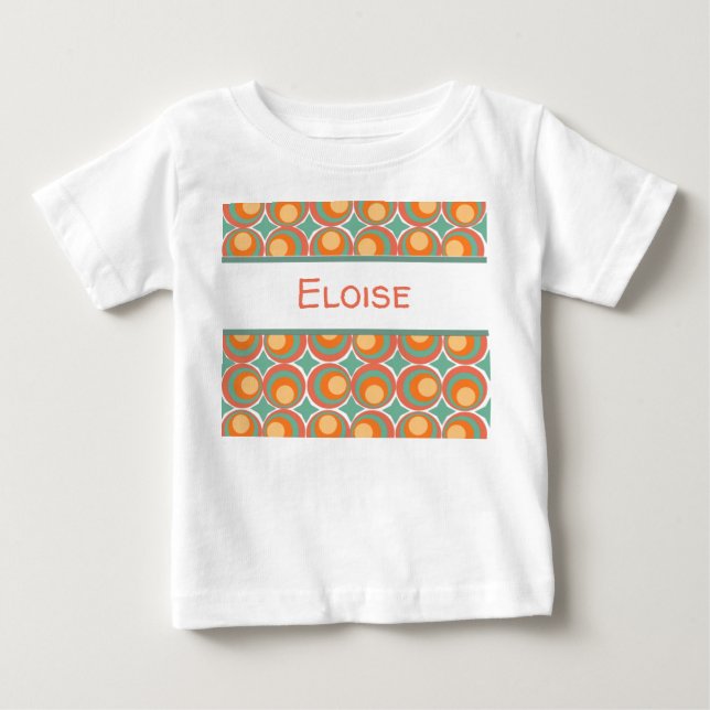 T-shirt Pour Bébé Cloches rétro (Devant)