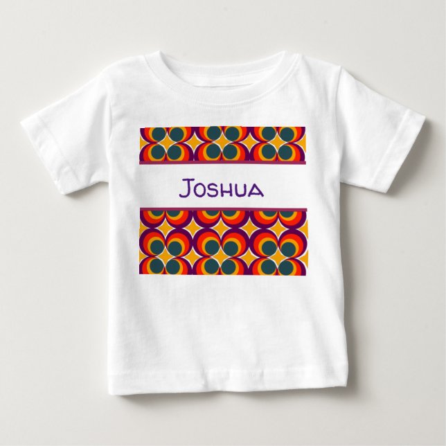 T-shirt Pour Bébé Cloches rétro (Devant)