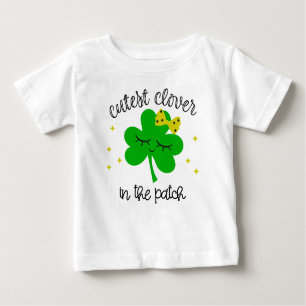 T-shirt Pour Bébé Clover Le Plus Cutest Dans Le Patch St. Patricks D