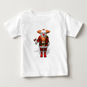 T-shirt Pour Bébé Clown du père noël