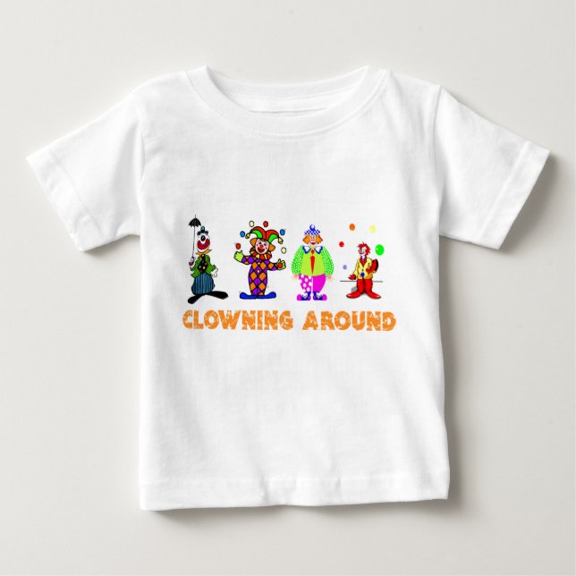 T-shirt Pour Bébé Clowns autour du T-shirt bébé (Devant)