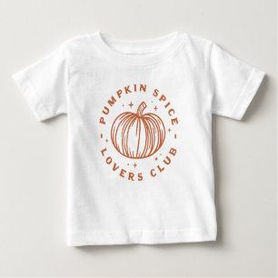 T-shirt Pour Bébé Club citrouille des amateurs d'épices