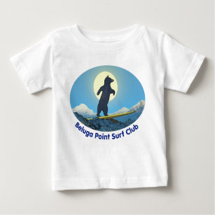 T-shirt Pour Bébé Club de Surf Beluga Point