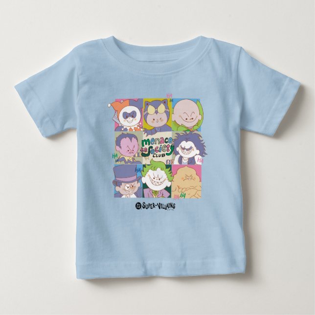 T-shirt Pour Bébé Club graphique de menace de super-vilain DC pour l (Devant)